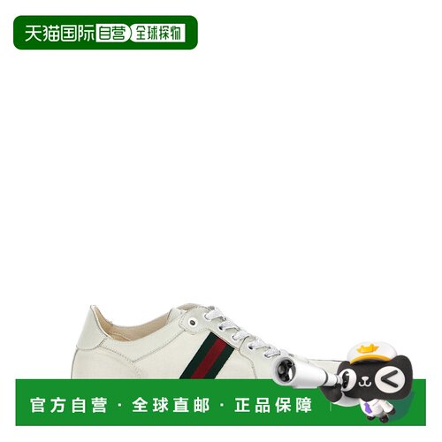 GUCCI 女士运动鞋 865056AAGFF9099 SS2026 白色 Stretch 低帮运