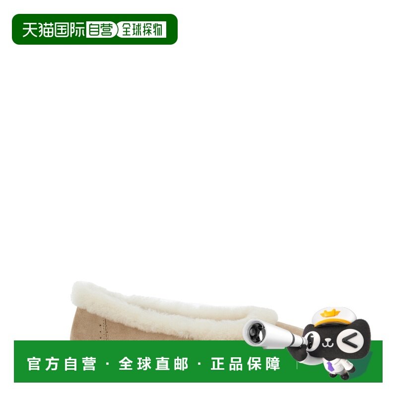 1h可退 潮奢 Ugg 女士 'Zora' 棕色侧边刻纹徽标绒面革平底鞋 117,女鞋,浅口单鞋,淘宝优惠券,粉丝福利购,淘宝优惠卷