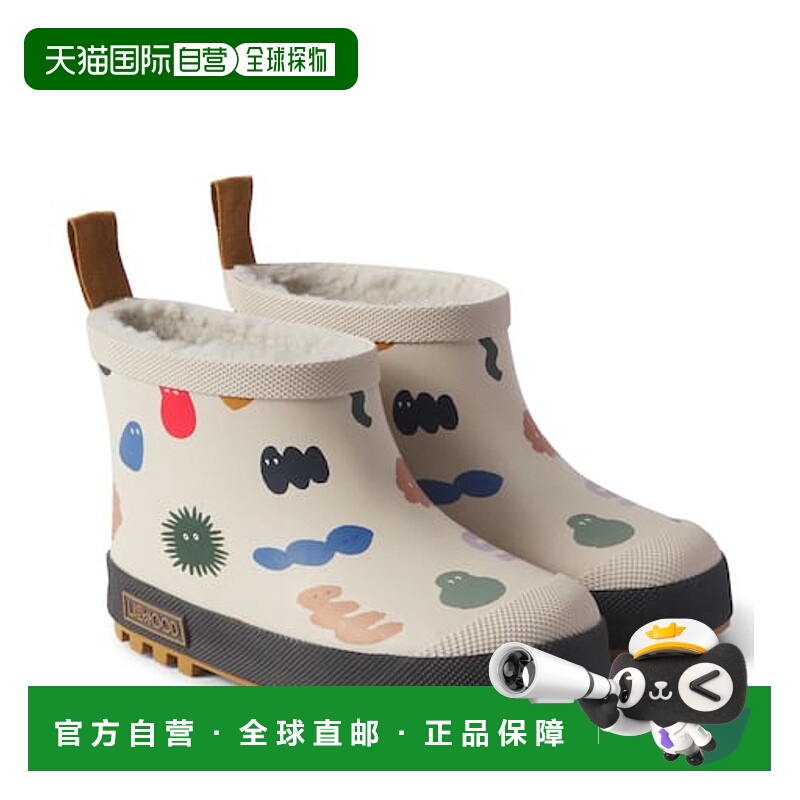 1h可退 潮奢 Liewood 男童 Jesse 雨靴童鞋 white白色 舒适时尚