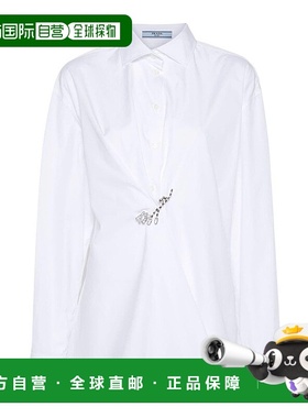 PRADA 女士衬衫 P451HR1XV2SOOOF0009 AW2024 白色