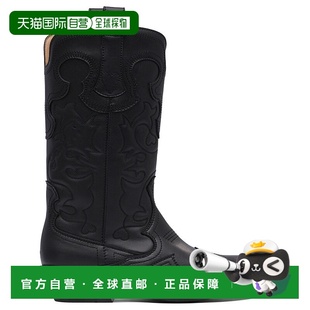 S3110004 黑色 Western Boots GANNI Texas 女士靴子