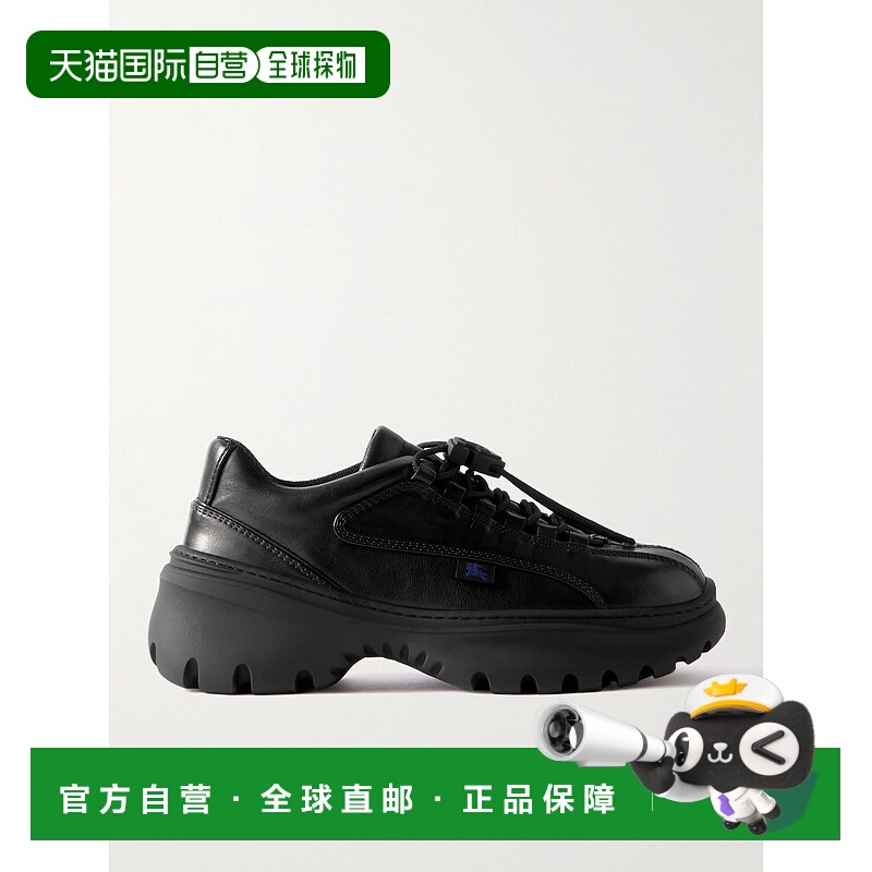 1h可退 潮奢 Burberry 巴宝莉 男士 Scoot 皮革运动鞋 8096753