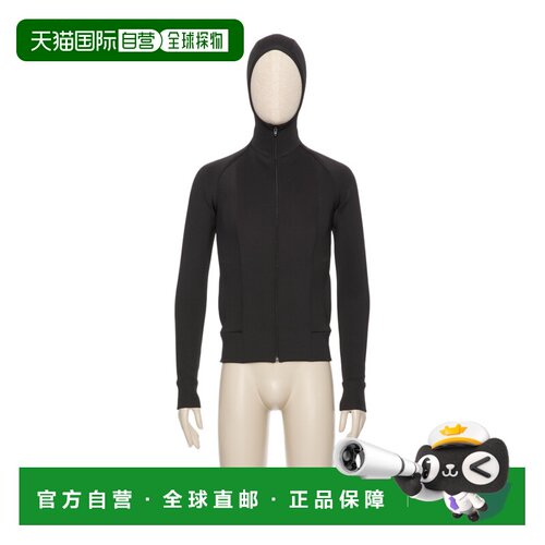 VALENTINO 男士夹克 VMF29QB6G0NO AW2025 黑色 长袖连帽衫