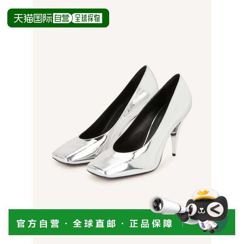 1h可退 GIVENCHY 女士高跟鞋 100291208414500 CO 银色 Patent pu