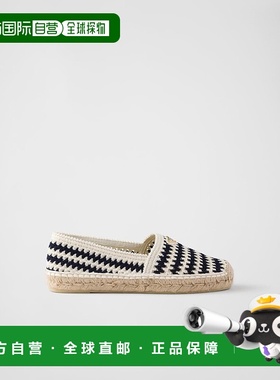 PRADA 女士凉鞋 1S500NF0202C2TF0008 CO 蓝色 ESPADRILLAS