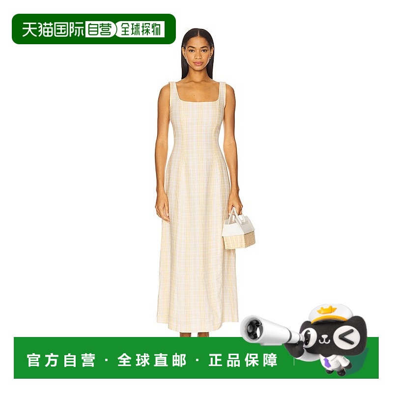 1h可退 潮奢 FAITHFULL THE BRAND 女士 Lenise 中长连衣裙 FF401