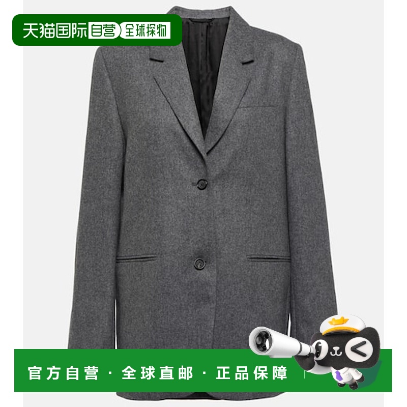 潮奢 TOTÊME 女士 羊毛混纺西装外套 grey灰色 舒适时尚