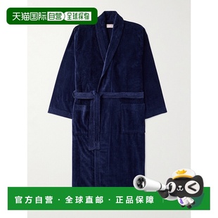 Rose 德里克 罗斯 1h可退 束带棉质厚绒布睡袍 Derek 男士 潮奢