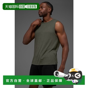 yoga m2033rStealth 纯色休闲宽松圆领无袖 男款 Gree 网球背心 alo