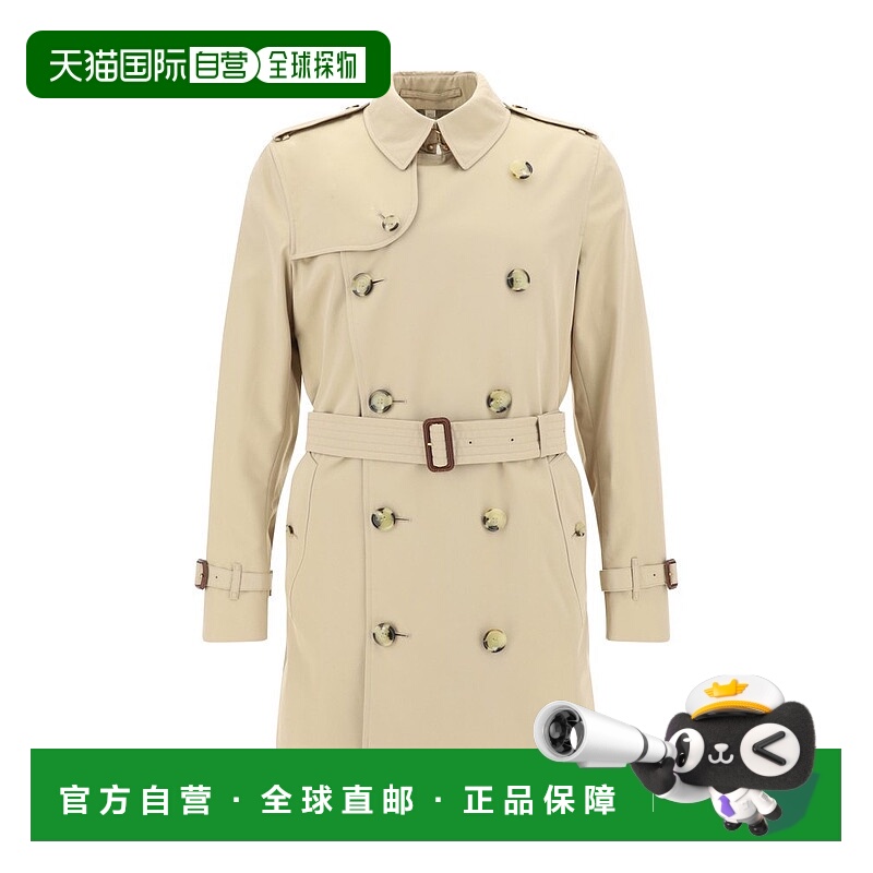1h可退 潮奢 Burberry 巴宝莉 男士 Kensington 雙排扣風衣 80793