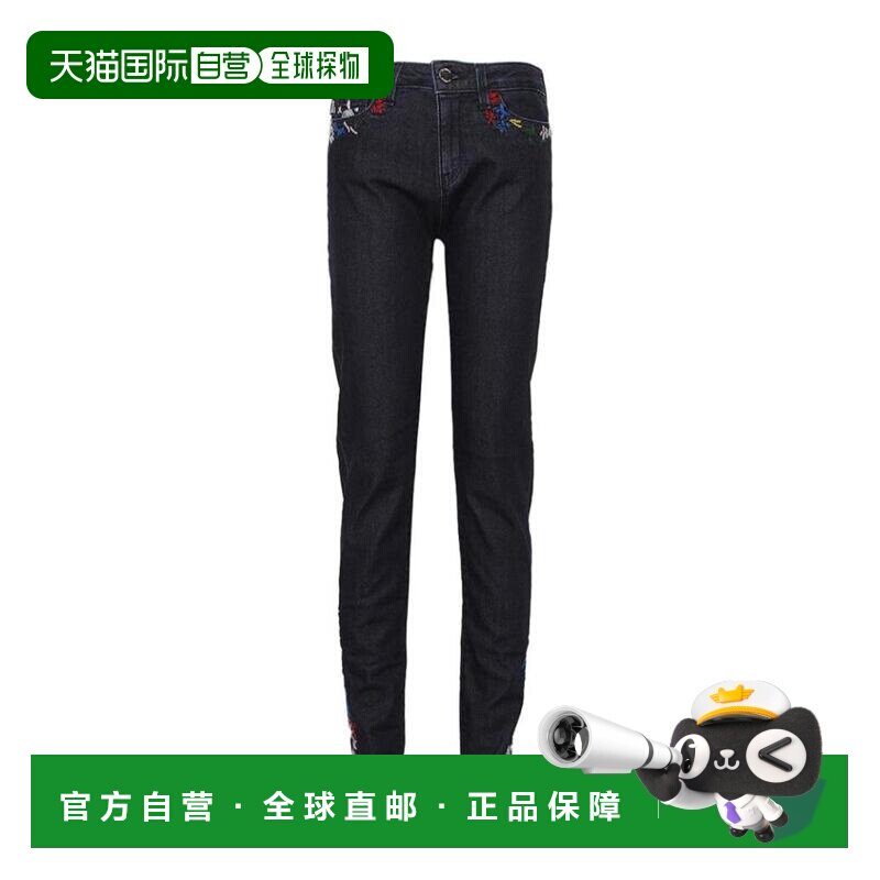 MOSCHINO 女士牛仔裤 Q38720S2883051E051E AW2019直筒裤图片