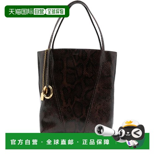 CHLOÉ 女士斜挎包 CH25US811P2025E SS2025 棕色 Chloe Spin 单肩