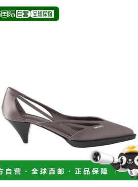 PRADA 女士高跟鞋 1I739N049FA055F0480 AW2024 灰色
