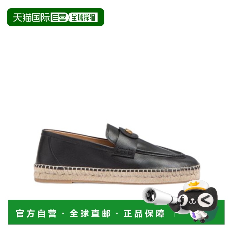 1h可退 VALENTINO 男士商务休闲鞋 YS0K00UDX0NO CO 黑色 VLOGO圆