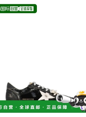 1h可退 潮奢 GOLDEN GOOSE 女士 黑色 Ball Star Destroyed Toe