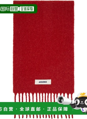 1h可退 潮奢 Jacquemus 男士 红色 The Carro 围巾 24HACU00572BO