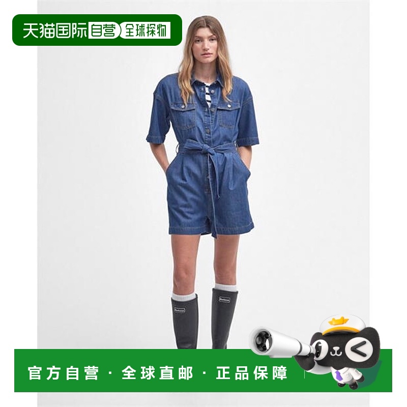 1h可退 潮奢 Barbour 巴伯尔 女士 Evelyn 牛仔连体衣