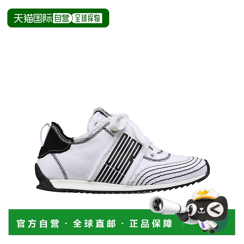 DIOR 女士运动鞋 KCK449CVAS10W AW2025 白色 圆头运动鞋