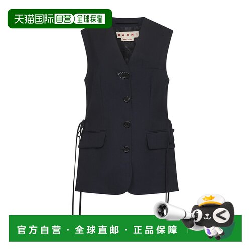 MARNI 女士马甲 GLMA0096SUTW83900B99 AW2025 黑色