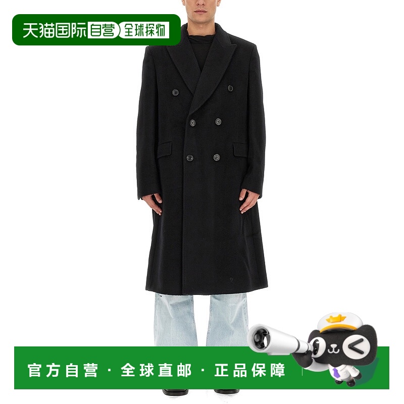 1h可退 OUR LEGACY 男士大衣 M4201WBBLACKHAIRYWOOL AW2025