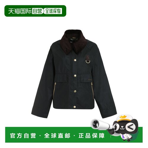 Barbour 女士夹克 MLWX1333SG51 AW2023 绿色 Catton waxed cotto