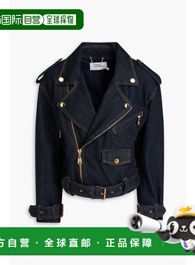 1h可退 潮奢 ZIMMERMANN 女士 牛仔骑士夹克 2171JR251NIGHTSKY