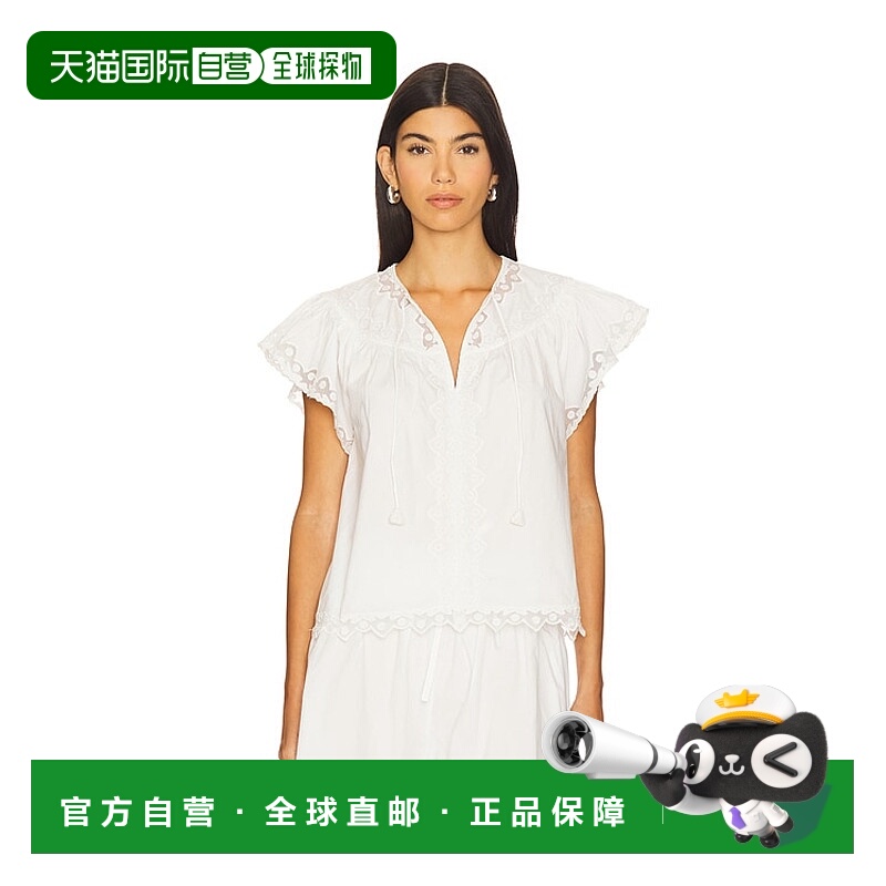 1h可退 潮奢 ULLA JOHNSON 女士 Effie 蝴蝶袖上衣 PF250265