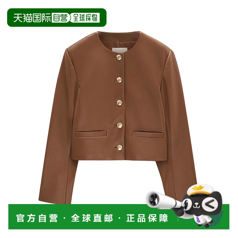 1h可退 潮奢 ANINE BING 女士 夹克 A0111186COG1COGNACRECYCLEDL
