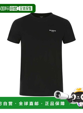 BALMAIN 男士T恤 XH0EF000BB04EAB AW2022 黑色 BALMAIN MEN'S XH