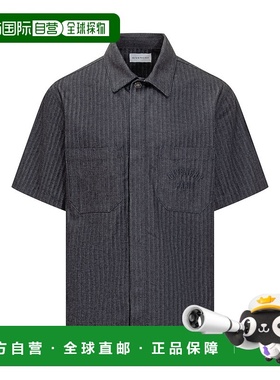 1h可退 潮奢 Givenchy 纪梵希 男士 海军蓝 Herringbone 牛仔衬衫