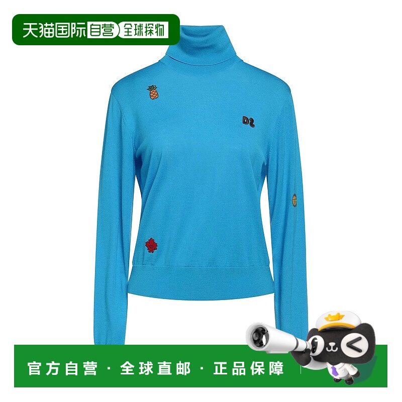 1h可退 潮奢 Dsquared2 二次方 女士 高领上衣 blue蓝色 舒适时尚