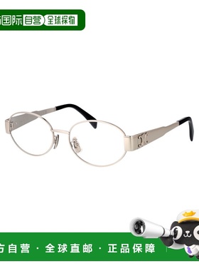 CELINE 女士眼镜 CL50140U016 AW2024 白色 徽标平光镜