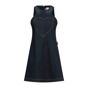 女士 潮奢 moschino 爱莫斯奇诺 连衣裙 短款