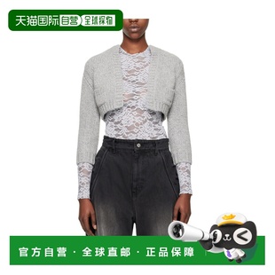 女士针织毛衣 贴袋针织开衫 WDKC024645WGY 黑色 SS2024 WE11DONE