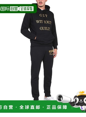 1h可退 MOSCHINO 男士卫衣 178872286555 AW2022 黑色 