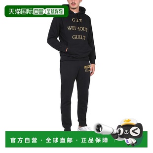 卫衣 178872286555 AW2022 1h可退 GUILT 男士 黑色 WIT MOSCHINO