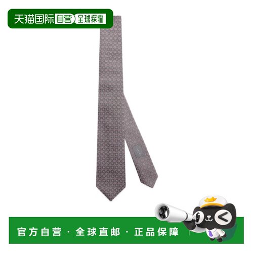GUCCI 男士领带 8741154E0091472 AW2026 灰色 互【付后1h可退】