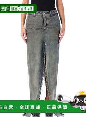 RICK OWENS 女士半身裙 RO02E4393DWG76 AW2025 蓝色