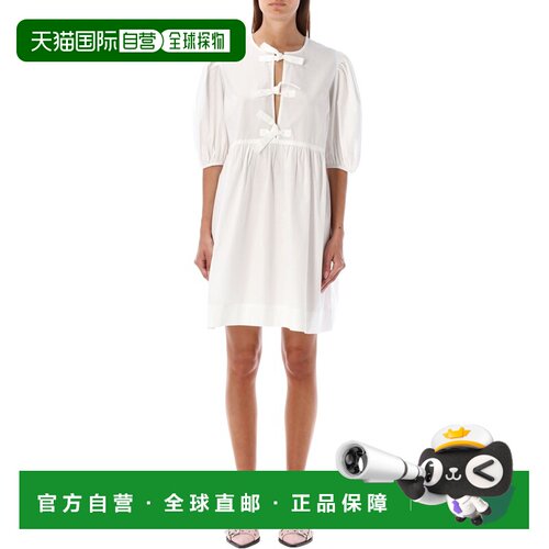 GANNI 女士连衣裙 26PF91706479151 SS2026 白色 Ganni white cot