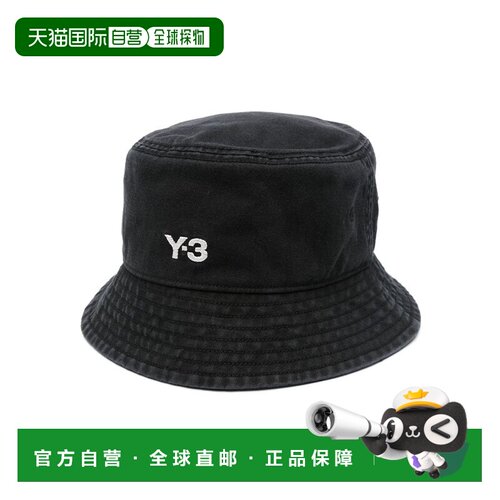 Y-3 男士帽子 IX7000BLACK AW2025 黑色 CAPPELLO BUCKET
