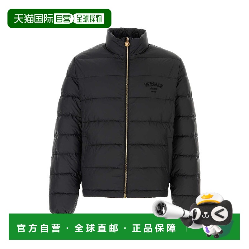 1h可退 VERSACE 男士外套 10135371A137111B000 CO 黑色 长袖羽绒
