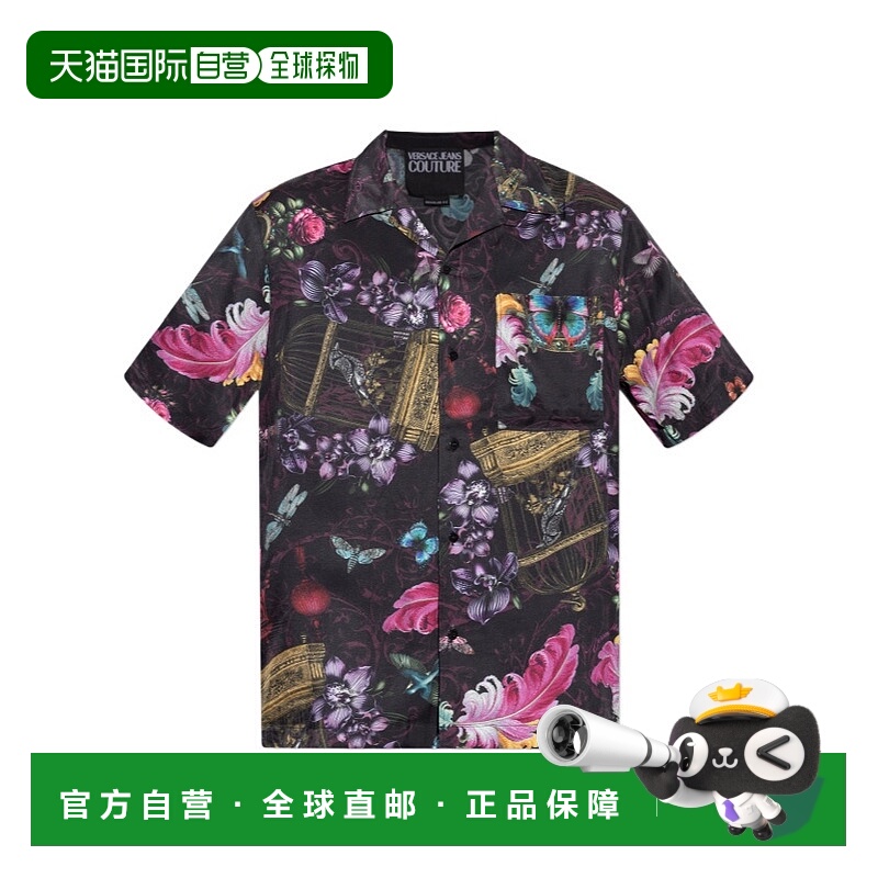 1h可退 VERSACE JEANS 男士POLO衫 79GAL2B0NS702MS3 AW2025短袖