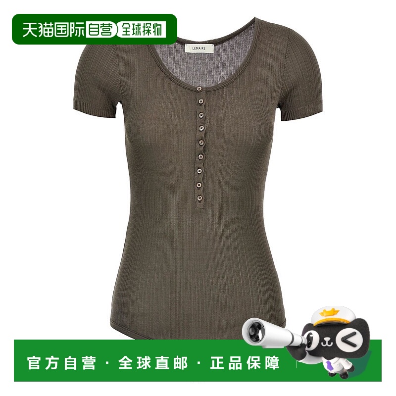 1h可退 LEMAIRE 女士连体衣 TO1324LK1017449 SS2025 棕色