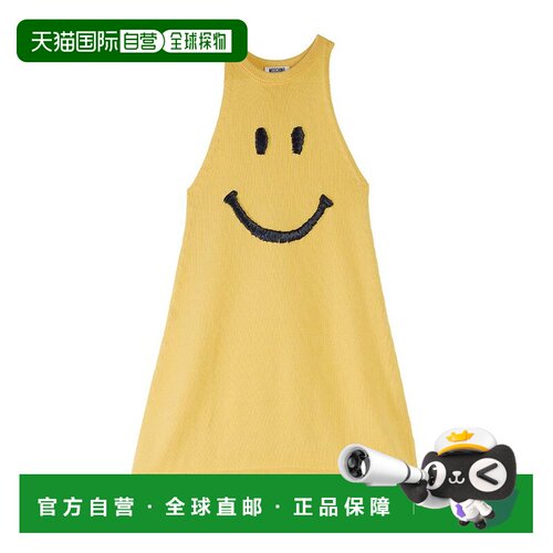 MOSCHINO 女士连衣裙 49004063028 SS2026 黄色 Smile dress