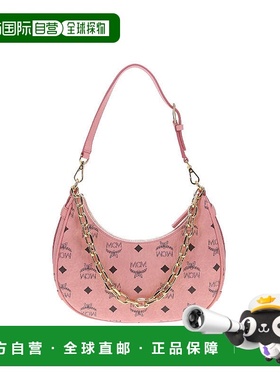 MCM 专柜款AREN徽标印花PVC配皮女士单肩手提包背包 MWHFATA02
