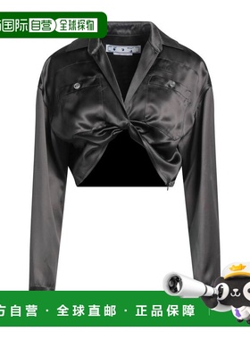 潮奢 off-white 女士 上衣 grey灰色 舒适时尚