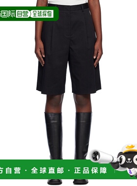 1h可退 潮奢 MATTEAU 女士 黑色 Long Chino 短裤 LCHST西装裤