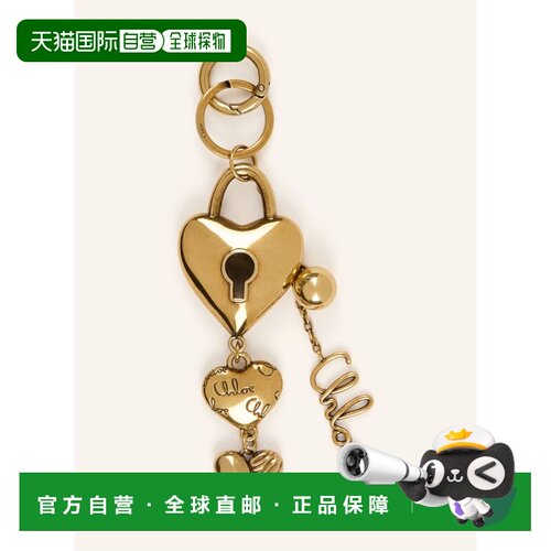 CHLOÉ 女士钥匙扣 100317362619500 CO 金色 Bag charm