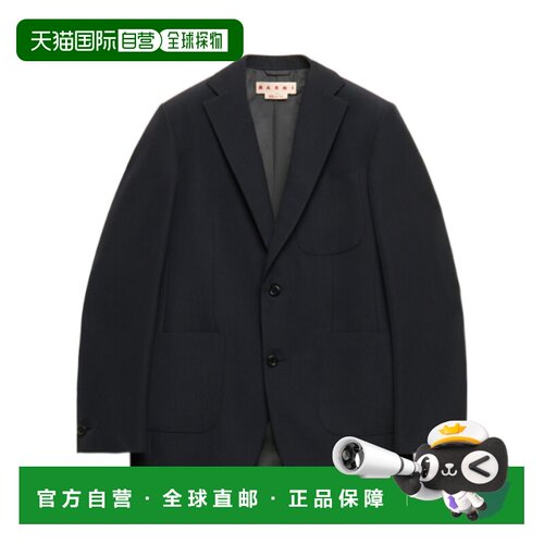 MARNI 男士西服 GUMU0161U0UTWA5500N99 AW2026 蓝色外套西装