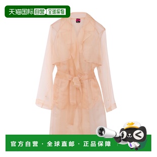 PINKO 女士风衣 106614A2DJQ35 SS2026 粉红色 Pink Cocco Trench